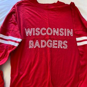Wisconsin Badger's long sleeve spirit jersey
